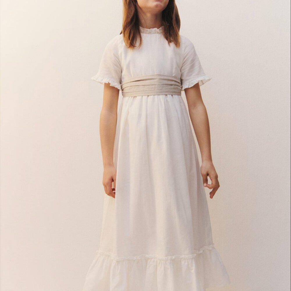 Mango Linen Dress